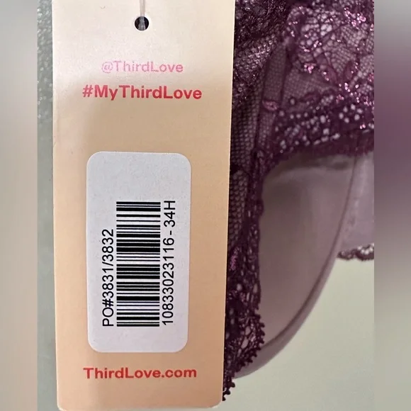 NWT Thirdlove Lace Demi Bra - Picture 9 of 9